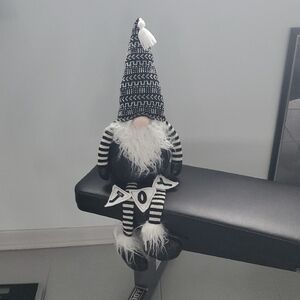 Black and White Striped Gnome